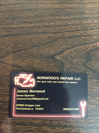 Norwood's Repair LLC. Mobile Bus Repair