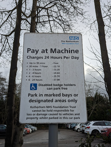 Rotherham Hospital - Visitors Car Park