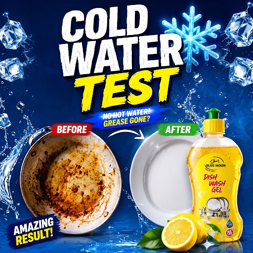 ❄️ Cold Water Challenge – Can Your Dishwash Gel Do This? post image
