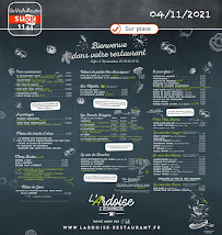 Menu Restaurant l'Ardoise Page 9