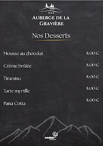 Menu Restaurant La Gravière Page 10