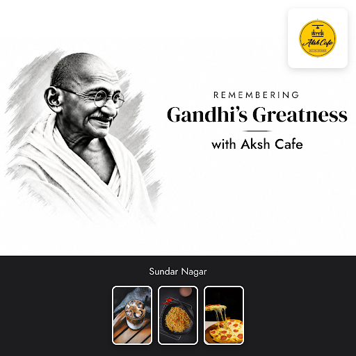 Celebrate Gandhi Jayanti at Aksh Cafe with delicious manchurian, flavorful pizzas, and warm coffe… post image
