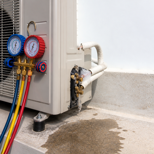 Is your AC not cooling like before, blowing warm air, or making hissing sounds? It could be a ref… post image