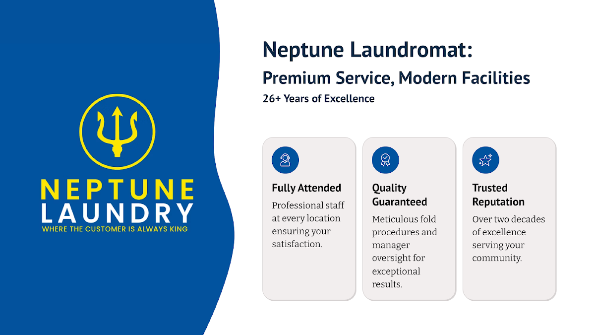 Neptune Laundromat laundromat interior in Boston, MA