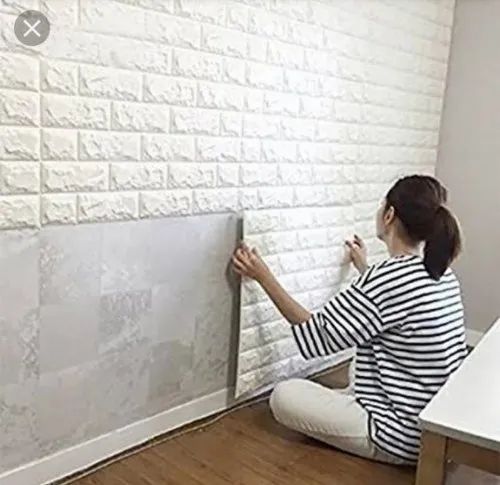 3d foam self adhesive wallpaper only in 100rs post image