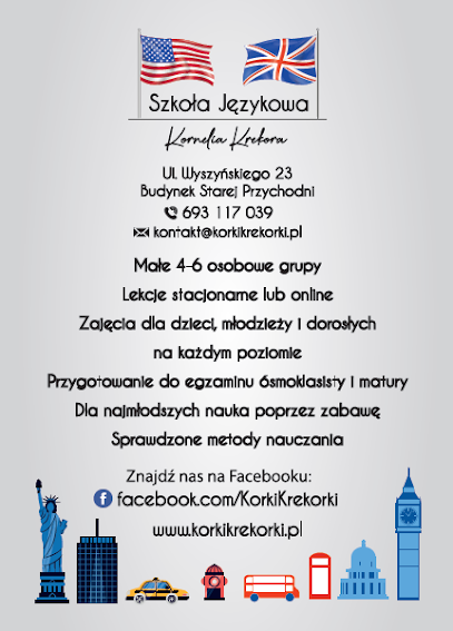 Szkoła Językowa 'Korki-Krekorki' Kornelia Krekora