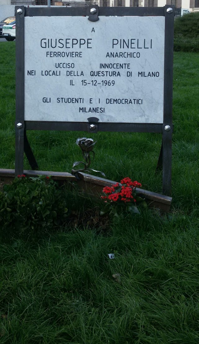 Memorial stones Giuseppe Pinelli