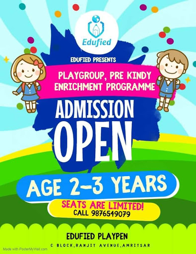 Playpen School-Zero Admission fee
