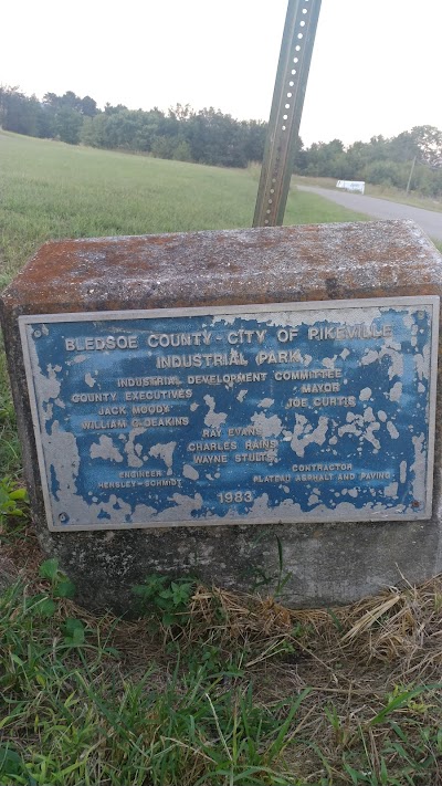 Bledsoe County Industrial Park Historic Marker