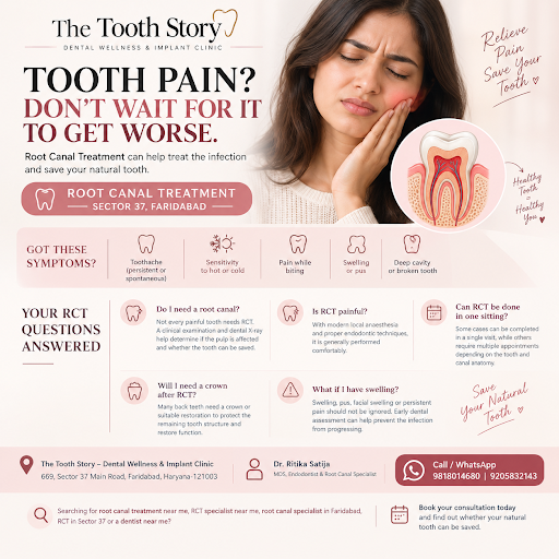 🦷 Tooth Pain? Looking for a Root Canal Specialist in Sector 37, Faridabad? post image