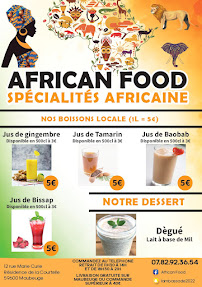 Menu African Food - Maubeuge Page 2