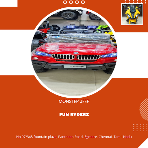 "Get ready to conquer the off-road trails with the best-selling Monster Jeep from FUN RYDERZ in C…
