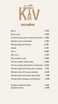 Menu KAV Page 8