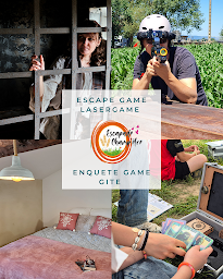 Photo n°1 de Escapade Champ'être GÎTE, ESCAPE GAME, LASERGAME à Saint-Cyr-les-Vignes (Centre de laser game)