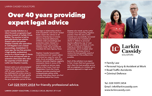 Larkin Cassidy Solicitors - Top 40 Best Law Firms 2023 - Thumbnail