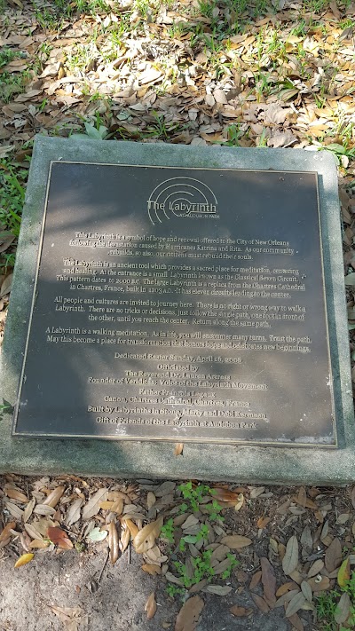 Labyrinth in Audubon Park