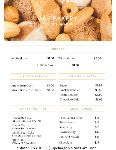 A&S Bakery- Attitude & Spice Bakery - Thumbnail