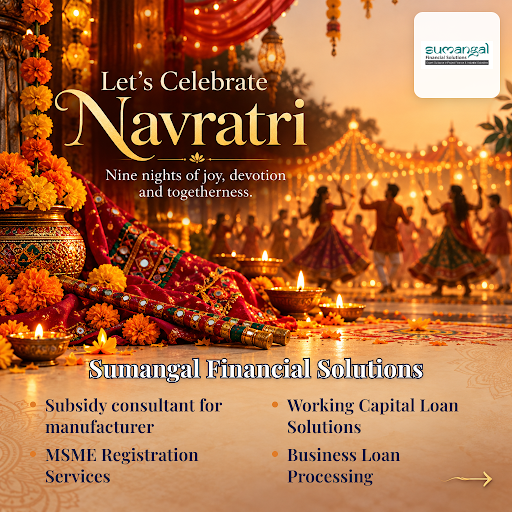 Celebrate Navratri 2026 with gratitude and growth. Sumangal Financial Solutions guides local manu… post image