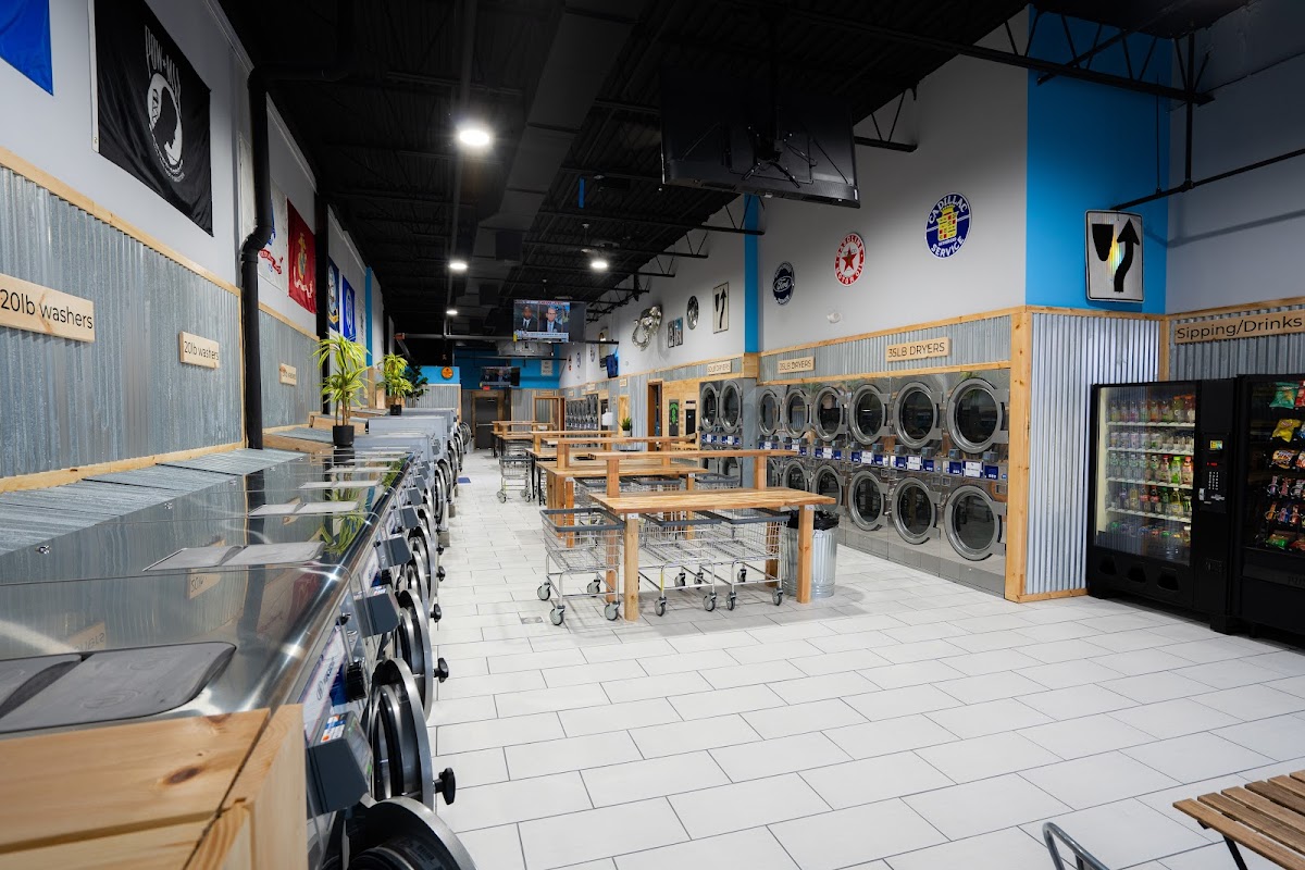 Super Fresh Laundry laundromat interior in Hartford, CT