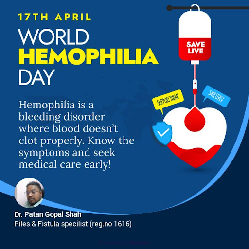 Spot the signs, act on time. let’s raise awareness for hemophilia! post image