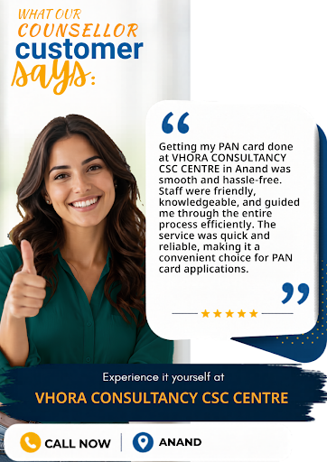VHORA CONSULTANCY CSC CENTRE offers reliable PAN CARD services along with expert digital marketin…