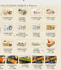 Menu SUSHI FABRON Page 1