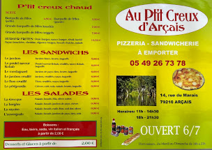 Photo n°4 de Au Ptit Creux d'Arcais à Arçais (Pizzeria)