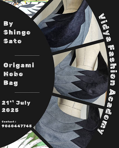 Shingo Sato Workshop on Origami HOBO Bag