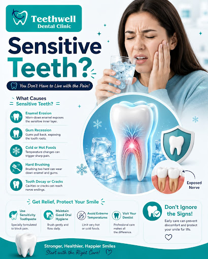 🦷 Sensitive Teeth? Don't Ignore the Pain! post image