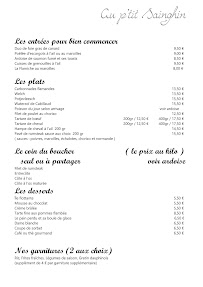 Menu Au P'tit Sainghin Page 7