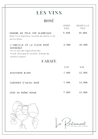 Menu Le Restaurant du Domaine de l'ETAPE EN FORET Page 7