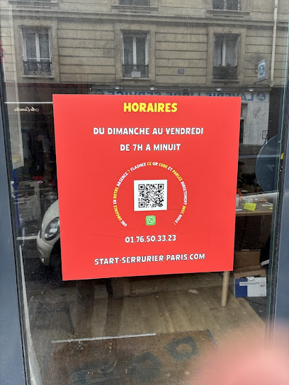 Start Serrurier Paris 17