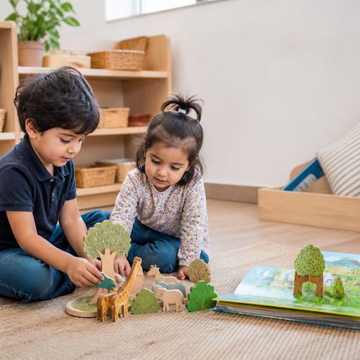 At Junior Hive Pre School Dwarka, we use stories, role play and hands-on activities to make langu… post image