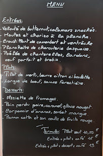 Menu Restaurant La Cachette Page 2