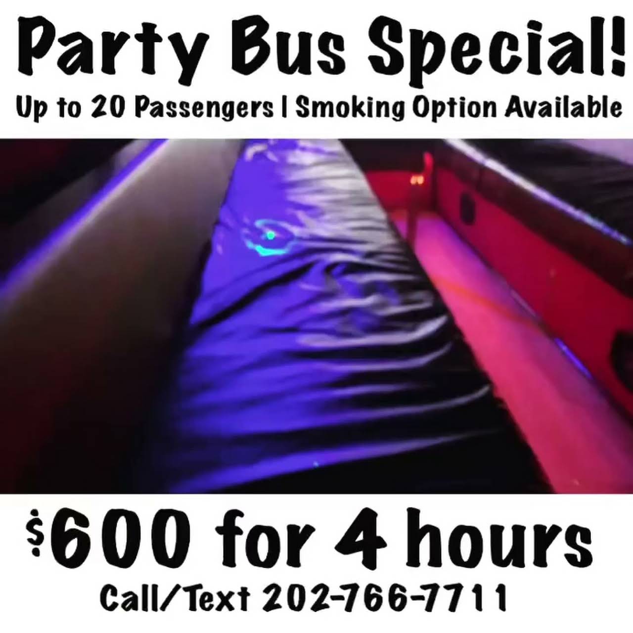 DMV Party Bus We provide Party Bus services for customers in the DC