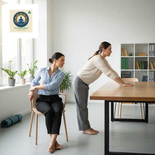 Feeling drained after long hours at your desk? Tej Yoga School in Nagpur brings simple 10-minute…