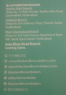 Black & Brown Bakers hyderabad