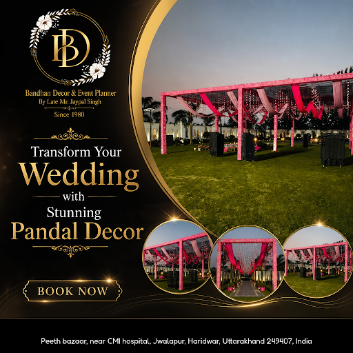 Bandhan decor & events offers exquisite Pandal Decorations and comprehensive wedding planning ser… post image