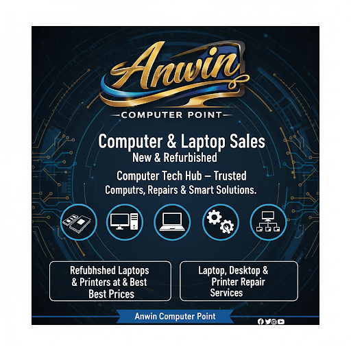 Here's a social media post for Anwin Computer Point: post image