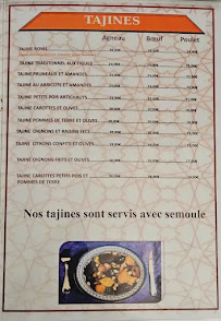 Menu La Couscousserie Page 2