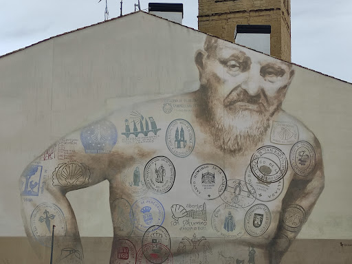 Graffiti del peregrino. - Thumbnail