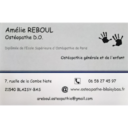 Photo n°1 de Amélie Reboul- Ostéopathe D.O à Blaisy-Bas (Ostéopathe)