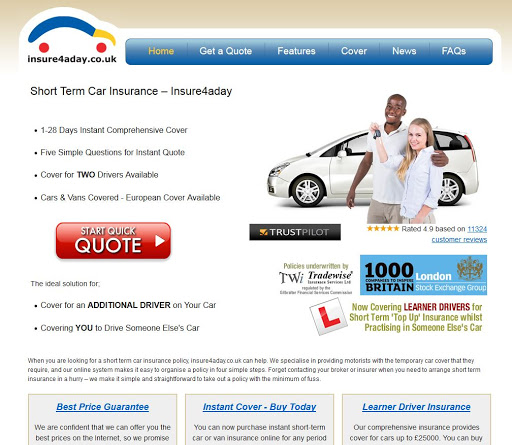 Insure4aDay - Visual