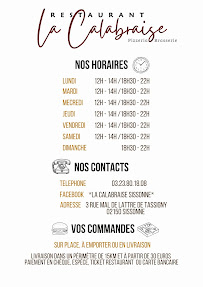 Menu La Calabraise Page 6