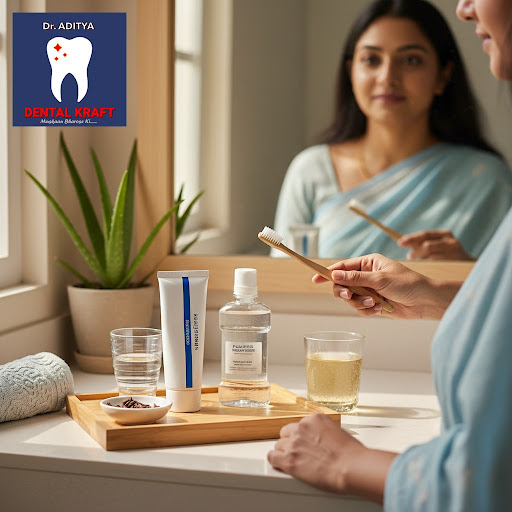 Sensitive teeth making it hard to enjoy hot chai or cold desserts? At Dr. Aditya Dental Kraft in… post image