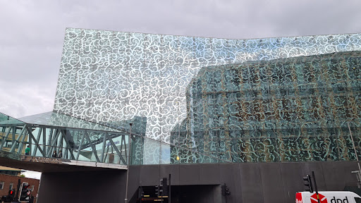 John Lewis Car Park Pay Point and Entrance to Shops Gallery - United Kingdom