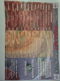Menu Pizza Cat Capdenac-Gare Page 2