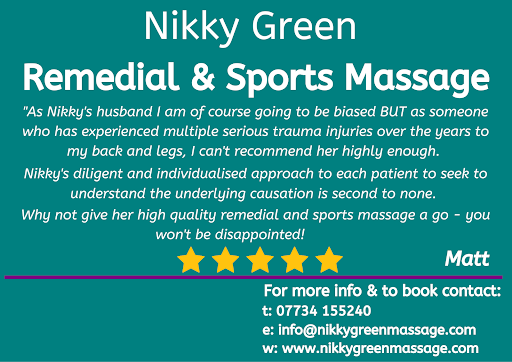 Nikky Green Remedial & Sports Massage - Thumbnail