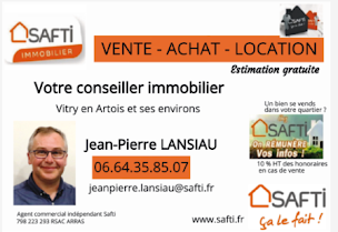 Photo n°4 de Jean pierre LANSIAU - Conseiller immobilier SAFTI - Vitry en Artois à Vitry-en-Artois (Consultant immobilier)