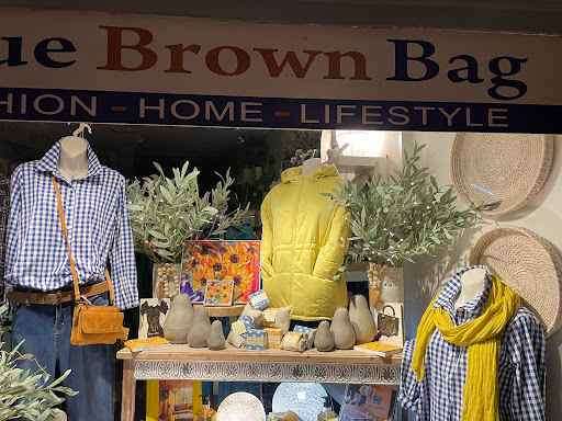 Blue Brown Bag